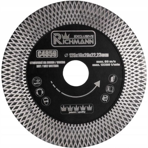 RICHMANN TARCZA DIAM. DO KRAWĘDZI 125x1,9MM C4859 na Arena.pl