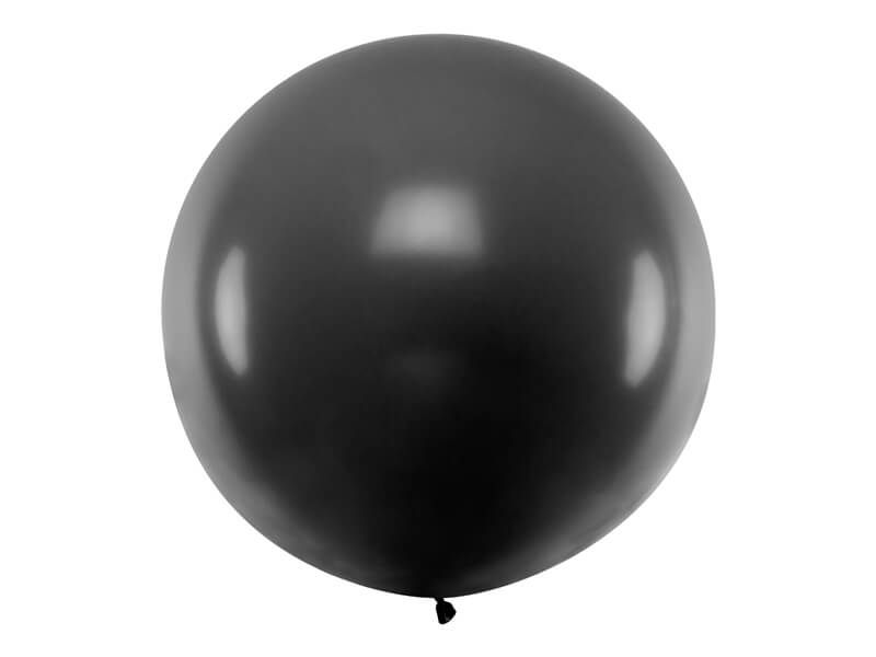 Balon gigant kula czarny, 1 m zdjęcie 1