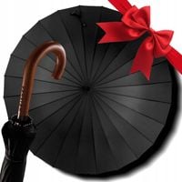 WEISNER Kapitol Pro | Duży PARASOL RZĄDOWY 24 DRUTY PREMIUM Z WŁÓKNA