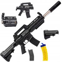 KARABIN MASZYNOWY PISTOLET NA KULKI Z LASEREM KULKI PLASTIKOWE TARCZE