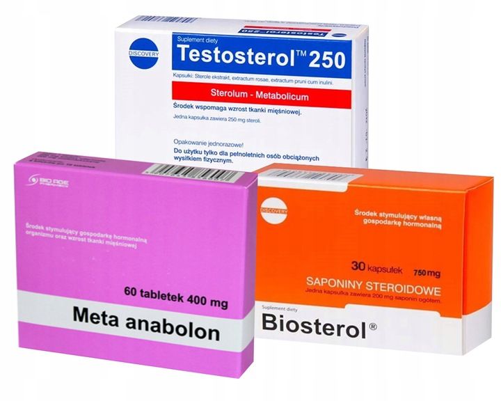 META ANABOLON +TESTOSTEROL + BIOSTEROL SIŁA i MASA zdjęcie 1