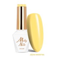 Lakier hybrydowy LED/UV Gel Polish Sorbet Nr 290 Lemon Cream MollyNails 8g