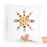 Poduszka Dla Kucharza Prezent Gotowanie Kucharz Z Nadrukiem Ze Zdjęciem