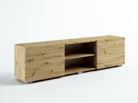 STOJĄCA SZAFKA RTV 120 CM DĄB ARTISAN MAT / POŁYSK