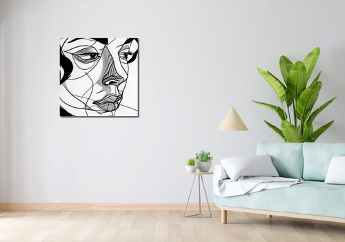 Obraz 70x70cm Portret Kobiecy na Arena.pl
