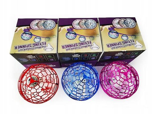 UCIEKAJĄCA KULA ZE ŚWIATŁEM PIŁKA LATAJĄCE UFO ŚWIECĄCA Z PILOTEM na Arena.pl