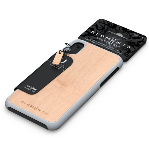 Drewniane etui do iPhone Xs / X (Light Grey) na Arena.pl