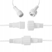 Kurtyna świetlna lampki świąteczne sople led 300 białe zimne 201-300 lampek