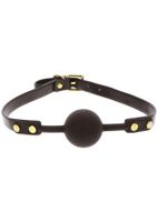 studded mouth gag black