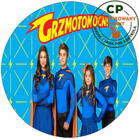 Opłatek na tort Grzmotomocni