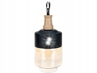 LAMPA SUFITOWA NOWOCZESNA + SZKLANY KLOSZ 18x32 cm
