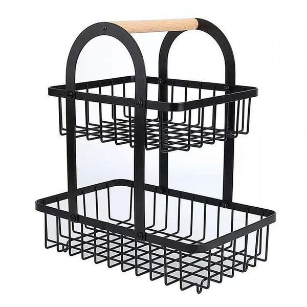 KOSZYK PIĘTROWY NA OWOCE PRZYPRAWY LOFT E-8104 zdjęcie 1