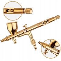 Aerograf Modelarski Precyzyjny GOLD z Dyszą 0,2mm Double Action