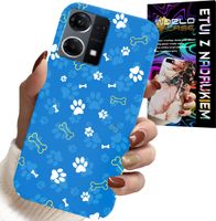 ETUI DO OPPO RENO7 4G - ŁAPKI KOŚCI PIES PATROL WZORY DLA DZIECI