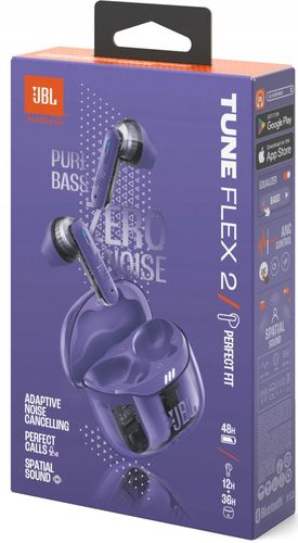 Słuchawki bezprzewodowe JBL TUNE FLEX 2 GHOST na Arena.pl