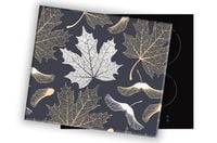 SZKLANA DESKA NA KUCHENKĘ 60x52 038A LIŚĆ KLONU