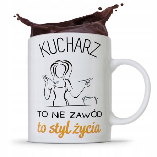 Kubek Prezent Dla Kucharza Nie Zawód To Styl Życia Z Nadrukiem Ze Zdjęciem na Arena.pl