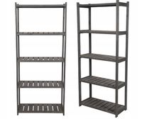 Emaga Regał drewniany do spiżarni LSR 5 półek Szary