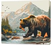 Obraz 100x90cm Władca Górskich Potoków