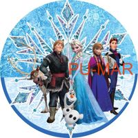 Opłatek na tort KRAINA LODU FROZEN Elsa Anna Postać Bajka Tekst Gratis