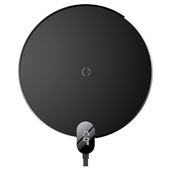 bezprzewodowa ładowarka indukcyjna baseus digital led 15w (czarna)