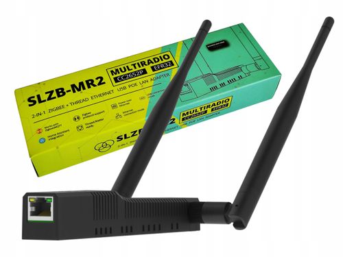 Adapter SLZB-MR2 ZigBee Thread Matter ESP32 CC2652P EFR32MG21 PoE WiFi LAN na Arena.pl