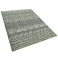 Dywan 160 x 230 cm czarno-szary KEBAN