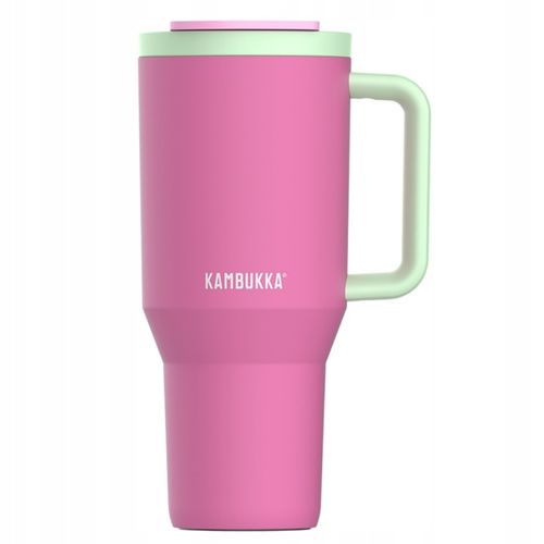 Kubek termiczny ze słomką Kambukka RIO 950 ml – Bubblegum Mint, BPA Free na Arena.pl