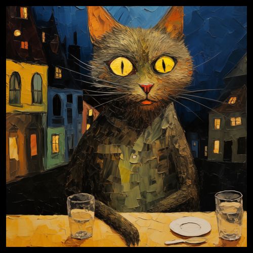 Plakat 40x40cm Nocny Obserwator na Arena.pl