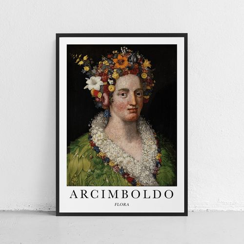 Plakat arcimboldo plakaty obrazy w ramie 61x91 cm w czarnej ramie na Arena.pl