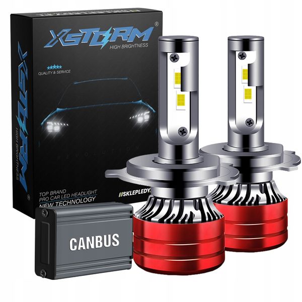 ŻARÓWKI H4 LED XSTORM 120W 22000LM MOCNE CANBUS zdjęcie 1