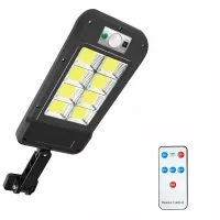 Lampa ścienna solarna latarnia HS-8013C z czujnikiem i pilotem
