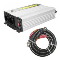 Potężna PRZETWORNICA napięcia samochodowa inwerter 12V 230V 1200W 2400W USB