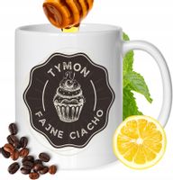 Kubek Dla Tymona Kolegi Przyjaciela Męża Z Nadrukiem Prezent Biały 330Ml