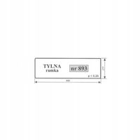 szyba tylna dolna Deutz-Fahr Agroprima 4.31, 4.36, Agroxtra 3.57, DX 3.10