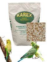 Karma Jedzenie Pokarm Ziarno Premium Dla Ptaków Papug Małych Falista