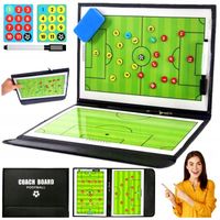 TABLICA TAKTYCZNA PIŁKARSKA TRENERSKA DO TRENINGU PIŁKA NOŻNA MAGNESY PISAK