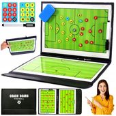 TABLICA TAKTYCZNA PIŁKARSKA TRENERSKA DO TRENINGU PIŁKA NOŻNA MAGNESY PISAK