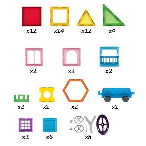 WOOPIE Klocki Magnetyczne 3D Edukacyjne Panele Dla Dzieci na Arena.pl