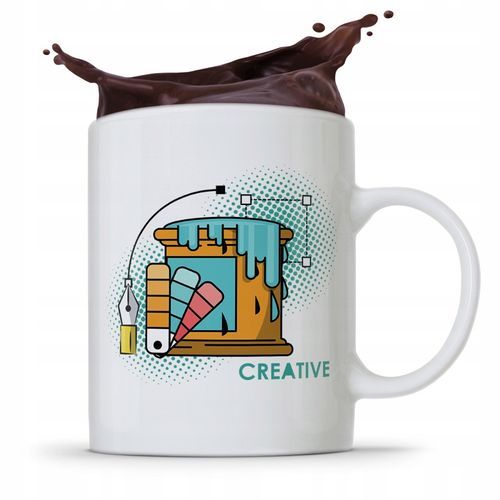 Kubek Prezent Urodzinowy Dla Grafika Creative Z Nadrukiem Ze Zdjęciem na Arena.pl