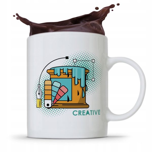 Kubek Prezent Urodzinowy Dla Grafika Creative Z Nadrukiem Ze Zdjęciem zdjęcie 1