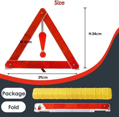 trójkąt ostrzegawczy do samochodu odblaskowy na Arena.pl