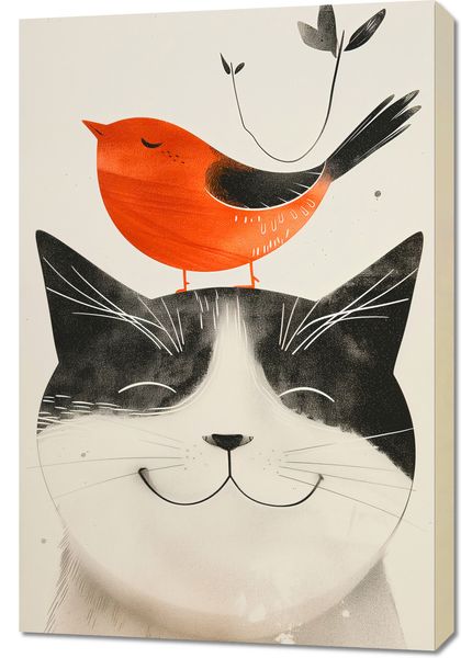 Obraz 60x90cm Pyzaty Przyjaciel zdjęcie 1