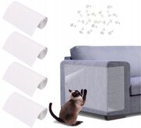 4X DUŻA NAKLEJKA FOLIA OCHRONA MATA NA MEBLE DRAPAK DLA KOTA 30x45 cm