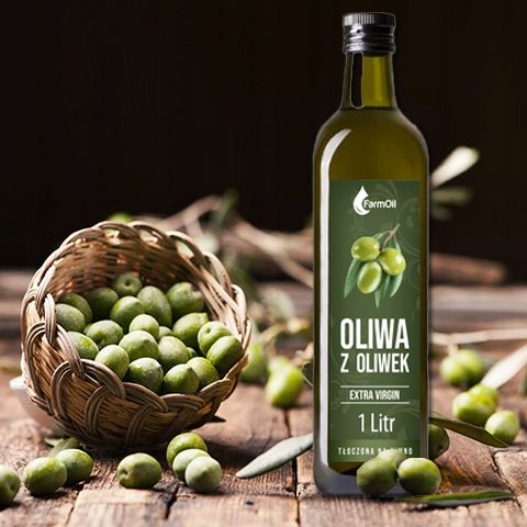 Oliwa z oliwek EXTRA VIRGIN 1000ml ZIMNOTŁOCZONA na Arena.pl