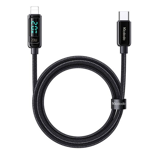 Kabel USB-C do Lightning Mcdodo CA-8810, 36W, 1.2m (czarny) zdjęcie 1