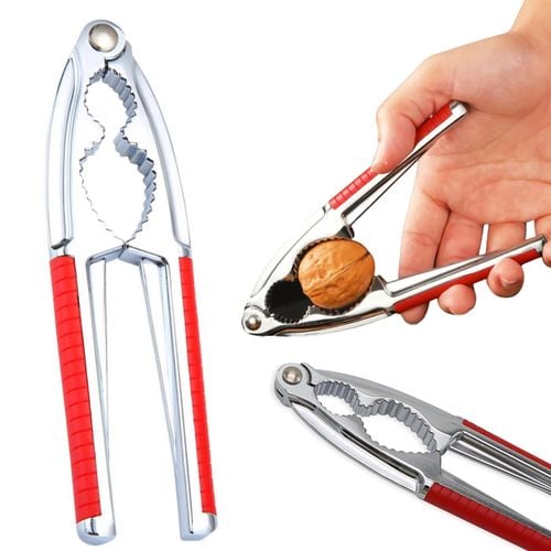 Klasyczny dziadek do łupania orzechów mocny łupacz stalowy solidny czerwony na Arena.pl