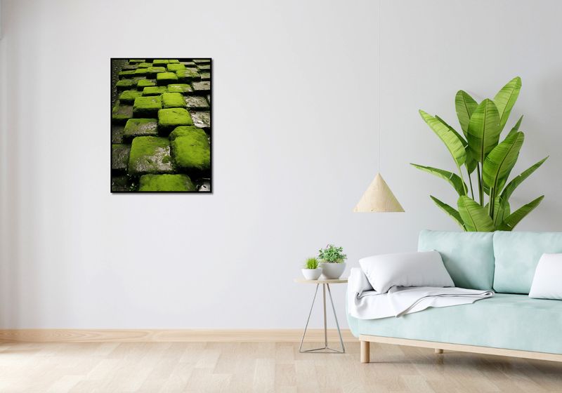 Plakat 60x80cm Zielona Mozaika zdjęcie 4