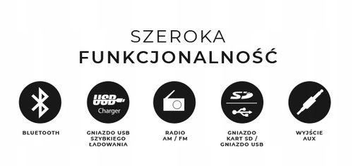 Radio samochodowe Bluetooth USB SD 1DIN Pilot na Arena.pl