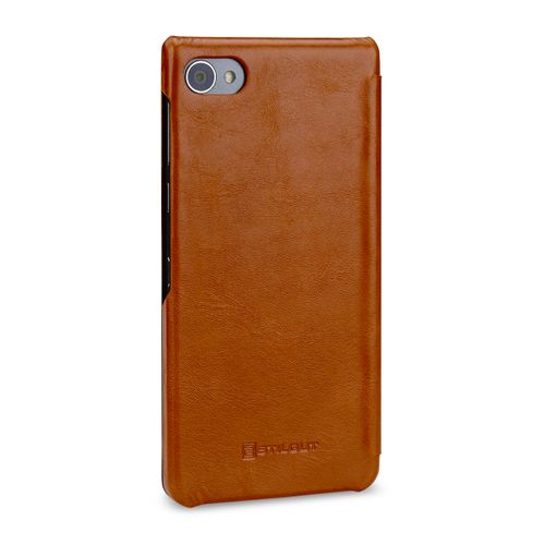 Stilgut Etui Blackberry Motion - Book, cognac na Arena.pl